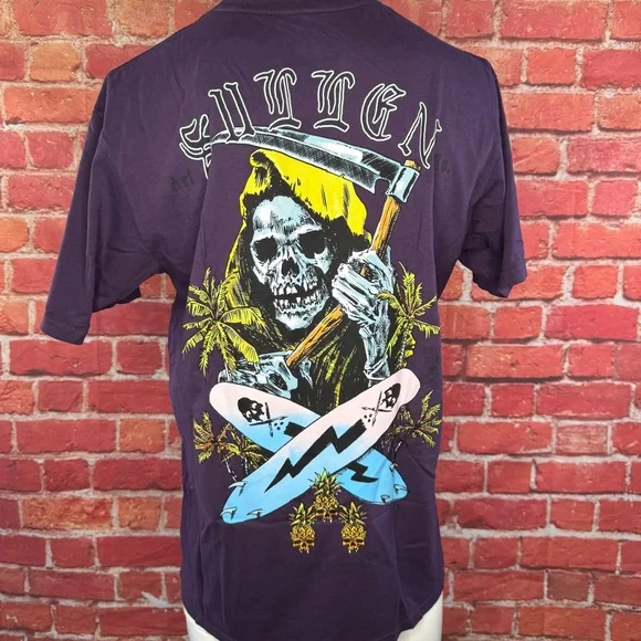 Sullen Art Collective Men’s Graphic T-shirt - Purple -Size: XLarge- NWT - Picture 1 of 14